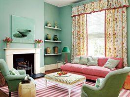 Dom v spomladanskih barvah