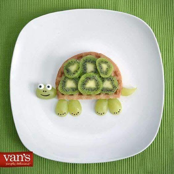 food art, Food Art: Takole lahko ustvarite želvico iz hrane