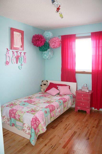 Ideje za sobo, Ideje za sobo v rožnato-turkiznem slogu