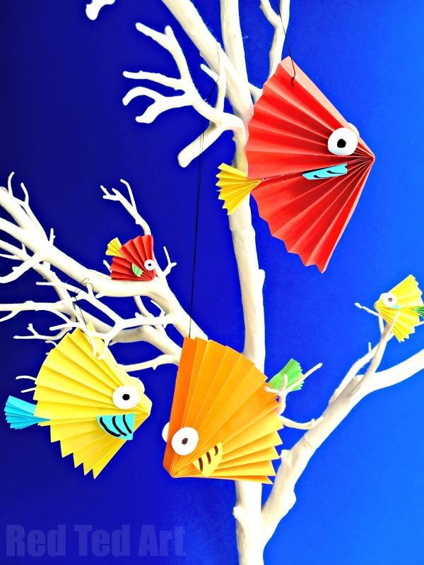 morje, Morsko ustvarjanje: papirnate ribice