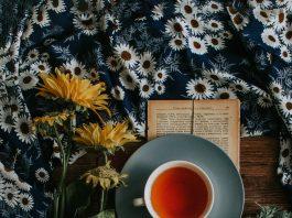 cup of tea on saucer