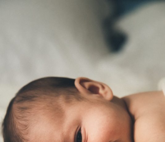pruning topless baby