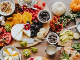 sliced fruits and vegetables