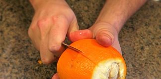 lupljenje pomaranče