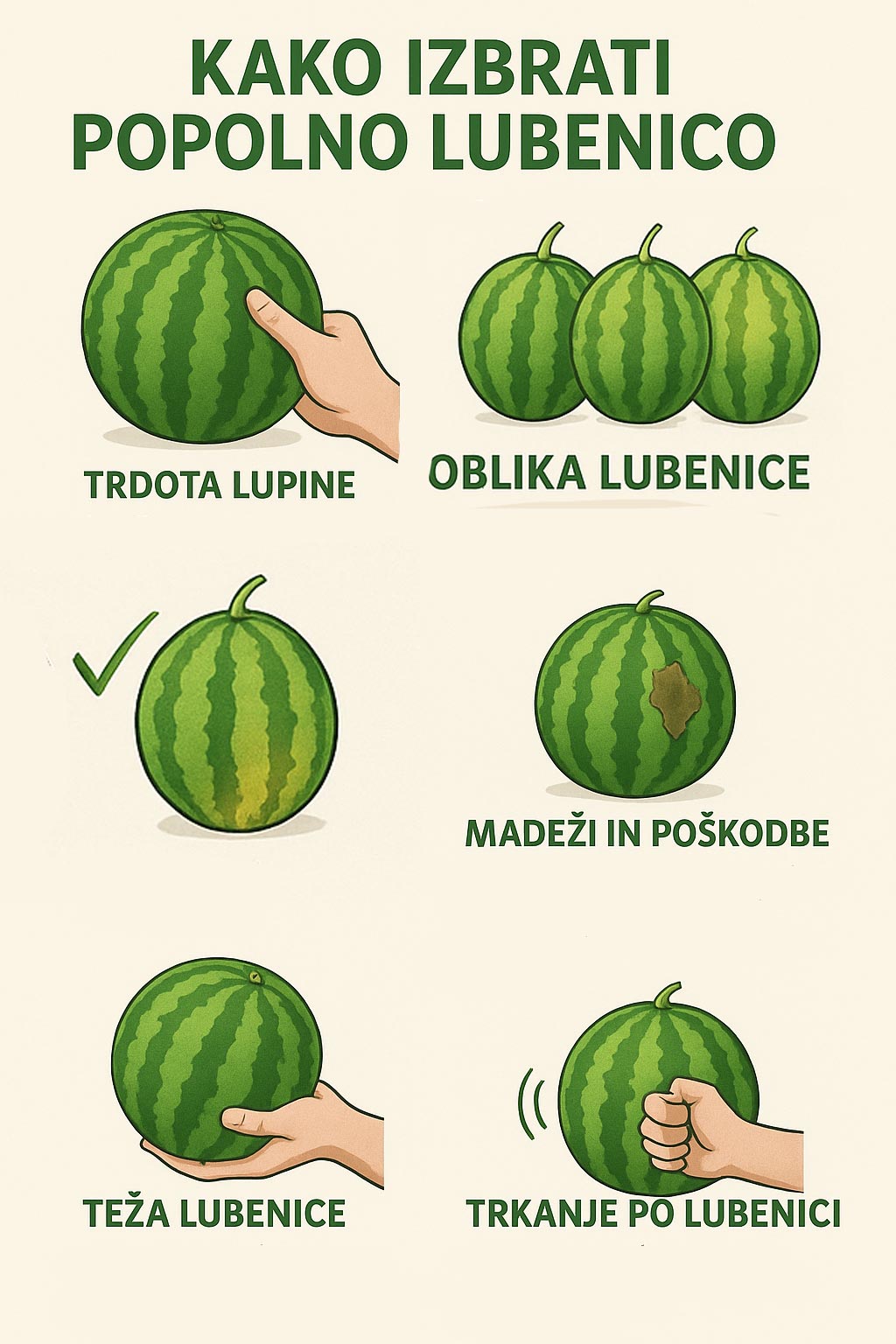 Razkrivamo vam trike, kako izbrati najbolj slastno lubenico (ne bo vodena in brez okusa)