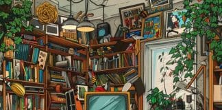 Optična iluzija, razmetana soba