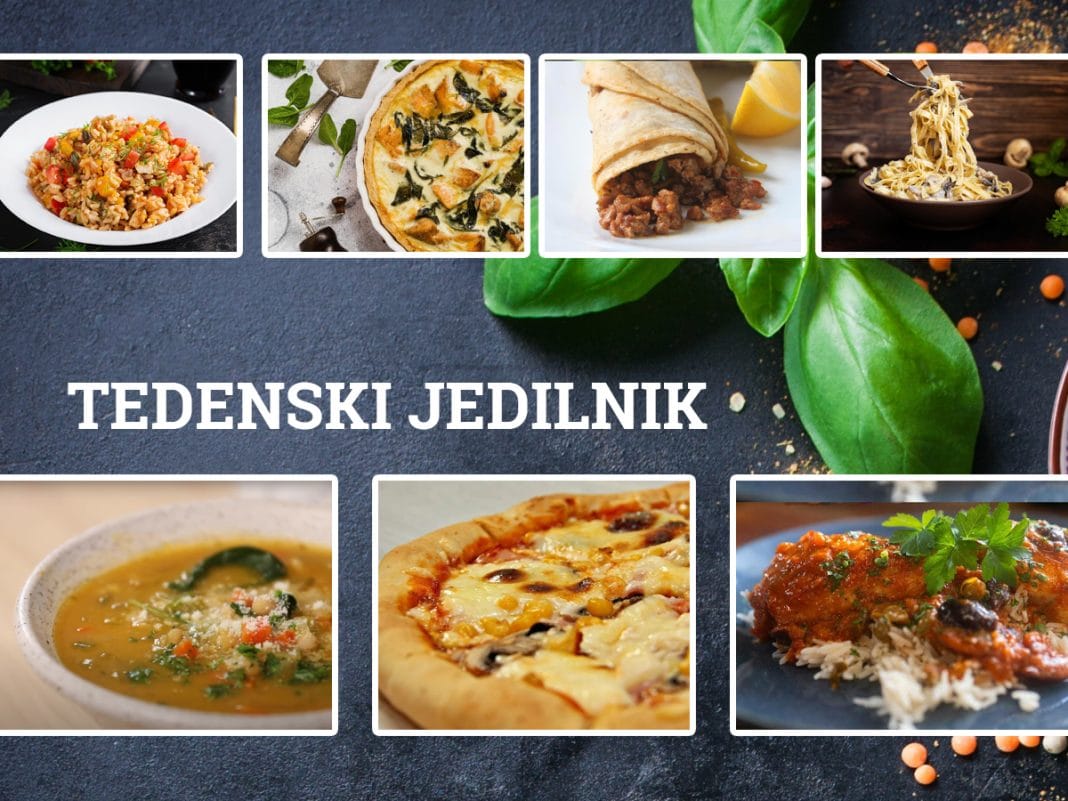 tedenski jedilnik