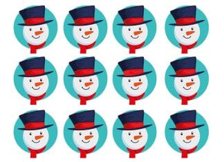 Optična iluzija: Le en snežak je drugačen, najdite ga v 5 sekundah optična-iluzija-snezak