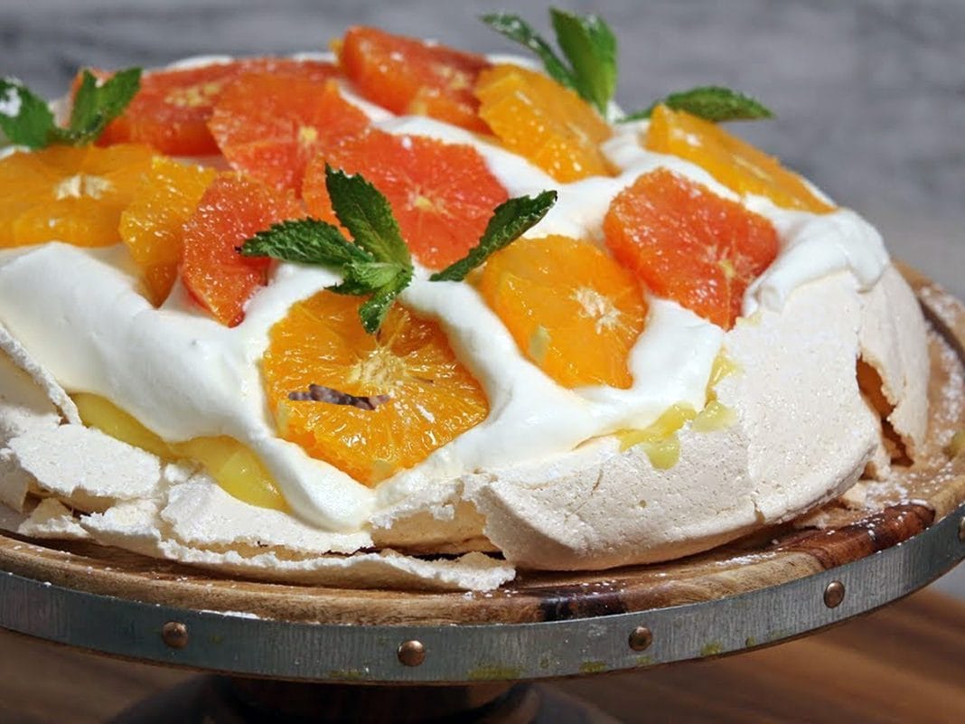 pomarančna-pavlova