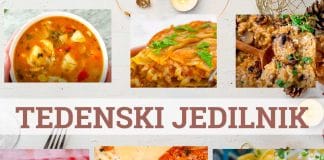 tedenski jedilnik