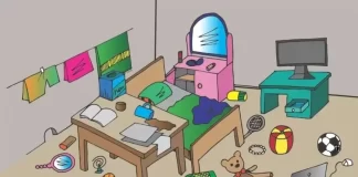 optična iluzija pajek