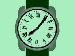 optična iluzija ura