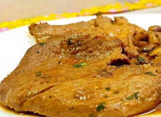 Puranji zrezki v gobovi omaki, ki se bodo stopili v vaših ustih zrezki-v-fini-omaki