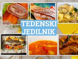 Tedenski jedilnik: Ideje za kosilo za tekoči teden #107