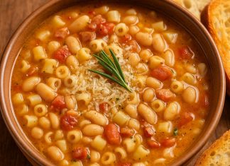 pašta-fižol-originalen-recept