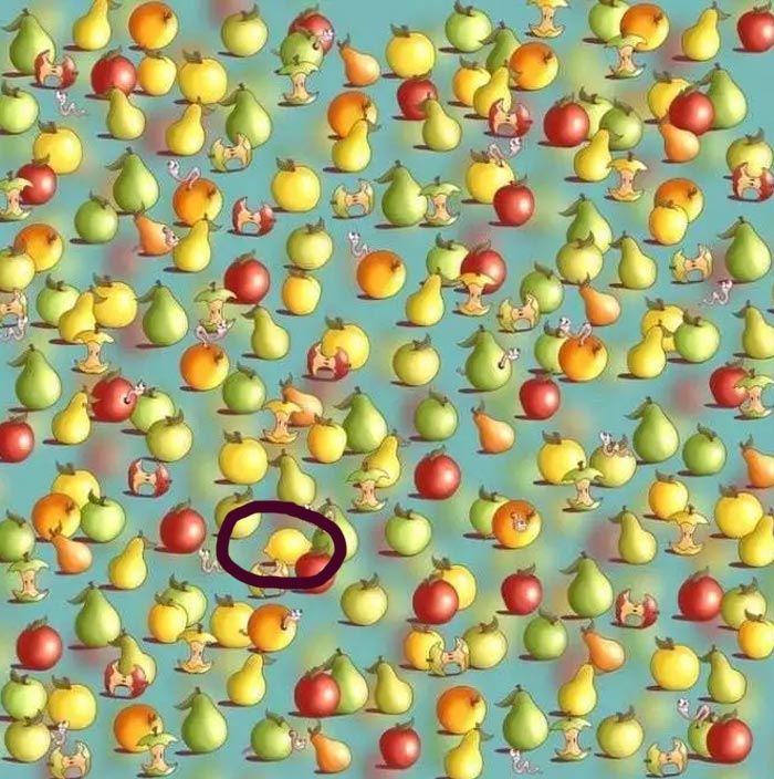 Optična iluzija: Vsi vidimo sadje, le 2 % ljudi pa bo našlo tudi skrito limono