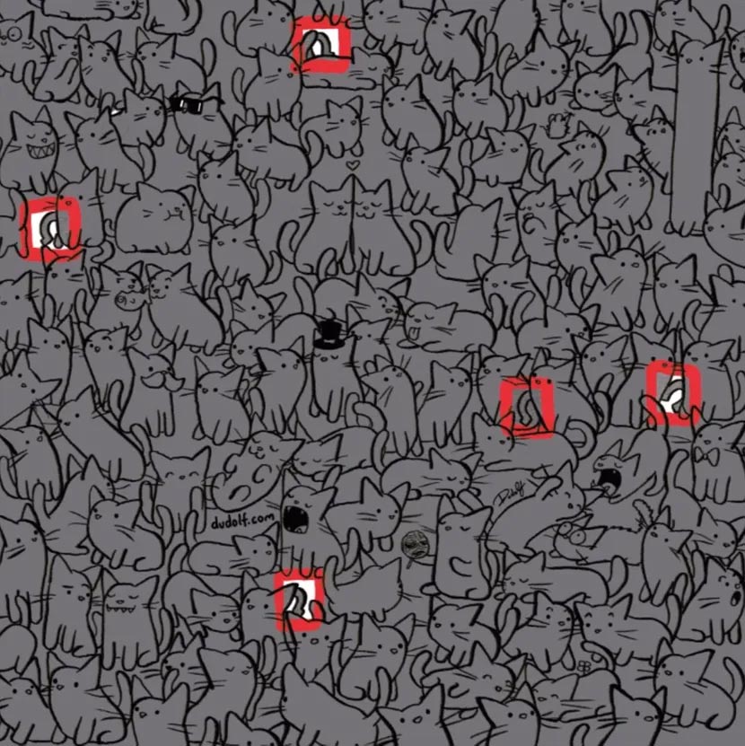 , Optična iluzija: Samo 1 oseba od 10 lahko najde vseh 5 podkev v manj kot minuti