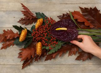 Naredi sam: Prekrasna ideja za ikebano, ki jo lahko položite na grob ta vikend ikebana