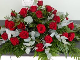 ikebana nagrobni aranžma