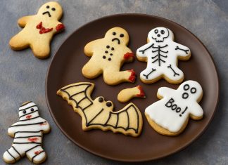 Srhljivi piškoti za noč čarovnic, ki jih lahko pripravite z otroki piškoti-za-noč-čarovnic