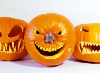 Naredi sam: Resnično strašljiva buča, ki bo vnesla pravi čar to noč čarovnic strašljiva-buča