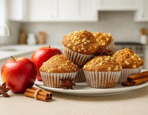 Popolni za jesenske večere: Mehki, dišeči in slastni mafini z jabolkom in cimetom