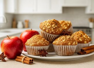 Popolni za jesenske večere: Mehki, dišeči in slastni mafini z jabolkom in cimetom cimetovi-muffini
