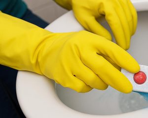 Brez dragih čistil: Tako s tableto za posodo očistite straniščno školjko