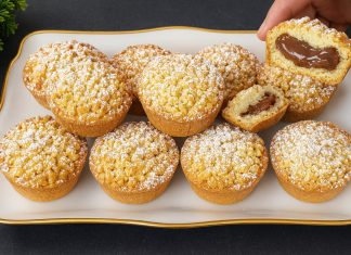 Hrustljavi čokoladni kolački, ki jih pripravite v nekaj minutah kolački