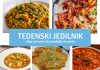 Tedenski jedilnik: Ideje za kosilo za tekoči teden #134