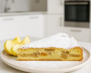 Zdrobov narastek z jabolki