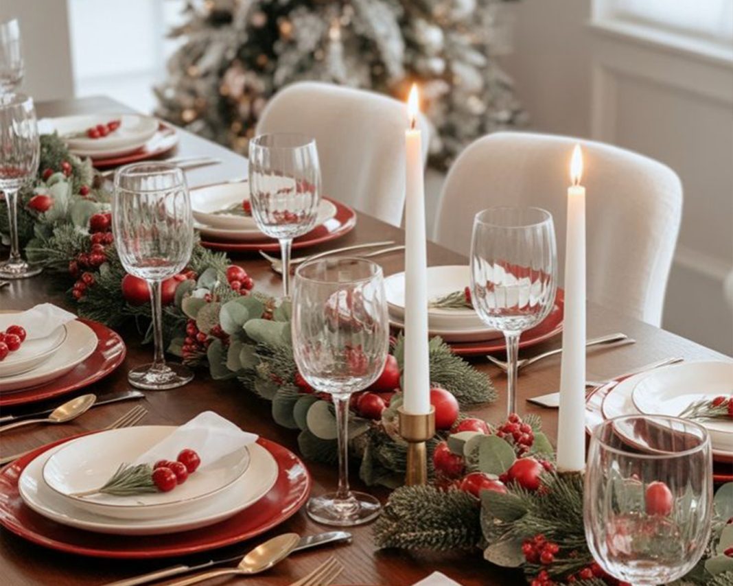 dekoracija-božične-mize
