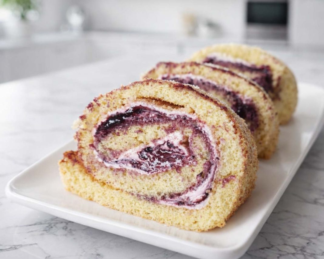 Rolada-z-marmelado-in-kislo-smetano