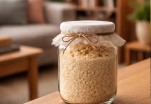 Čudaško dejanje ljudi: Postavljajo kozarec riža v prostor in dejansko deluje! kozarec-riža