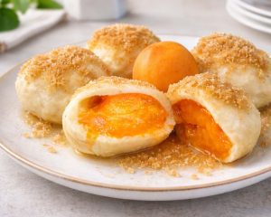 Najboljši marelični cmoki iz skutnega testa, ki so mehki, sočni in dišeči