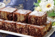 Sočni marmorni kolač s kokosom, ki izgine, še preden se dobro ohladi marmorni-kolač-s-kokosom