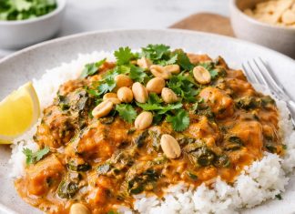 Recept za piščanca v arašidovi omaki: Orientalska eksplozija okusov v 40 minutah piščanec-z-arašidi