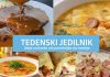 Tedenski jedilnik: Ideje za kosilo za tekoči teden #148 tedenski-jedilnik