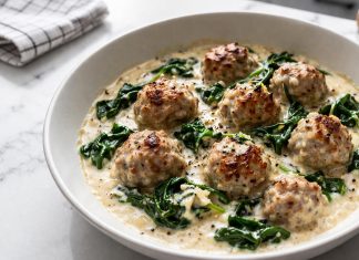 Imate radi čufte? Potem morate poskusiti še te sočne mesne kroglice s špinačo in mlado čebulo čufti