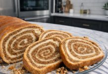 Tradicionalna nočna potica z orehovim nadevom – pripravite jo zvečer, specite zjutraj nočna-potica