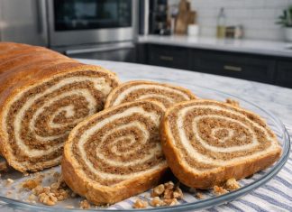 Tradicionalna nočna potica z orehovim nadevom – pripravite jo zvečer, specite zjutraj nočna-potica