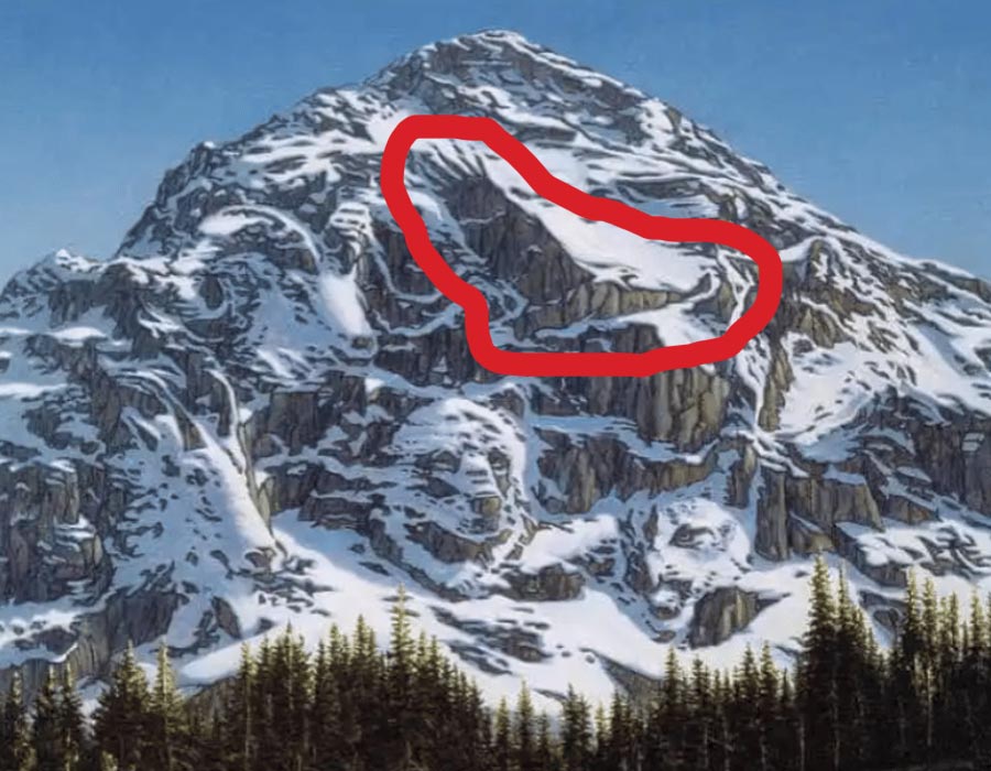 , Ali lahko najdete orla na tej sliki? Večina ljudi ga spregleda