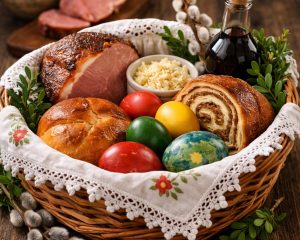 Kaj spada v velikonočni žegen? Tradicionalna košara s pomenom