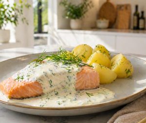 Kako pripraviti popolnega lososa v kremni omaki?