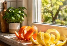 Preprost trik, ki ga gospodinje uporabljajo že leta, na okensko polico postavite limonine in pomarančne olupke okenska-polica