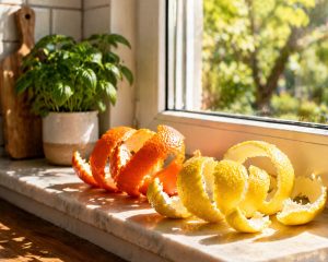 Preprost trik, ki ga gospodinje uporabljajo že leta, na okensko polico postavite limonine in pomarančne olupke
