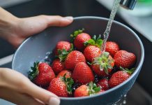 Jagode so lahko polne pesticidov: Tako jih očistite pravilno pranje-jagod
