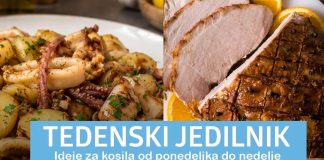 tedenski jedilnik
