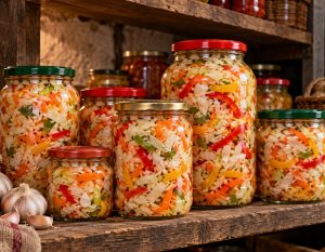 Recept za donavsko solato, ki so jo nekoč pripravljali za zimske mesece