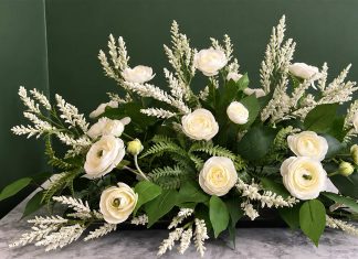 nagrobni aranžma, ikebana
